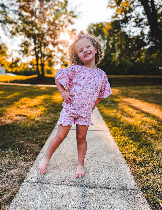 Ruffle sleeve dolman