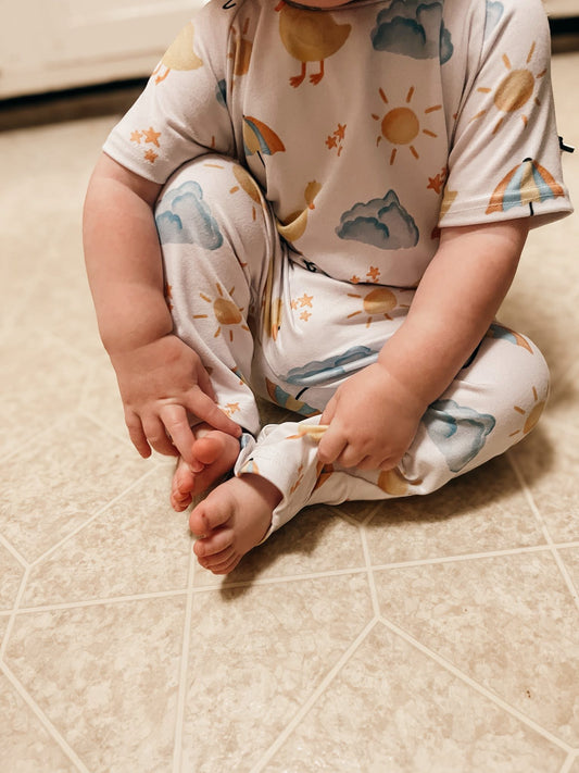 Rowan raglan pants romper