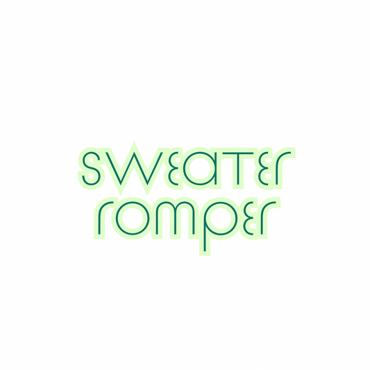 Sweater romper
