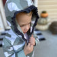 Add on ruffle hood