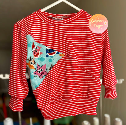 Size 9-12m baby Santa winter top