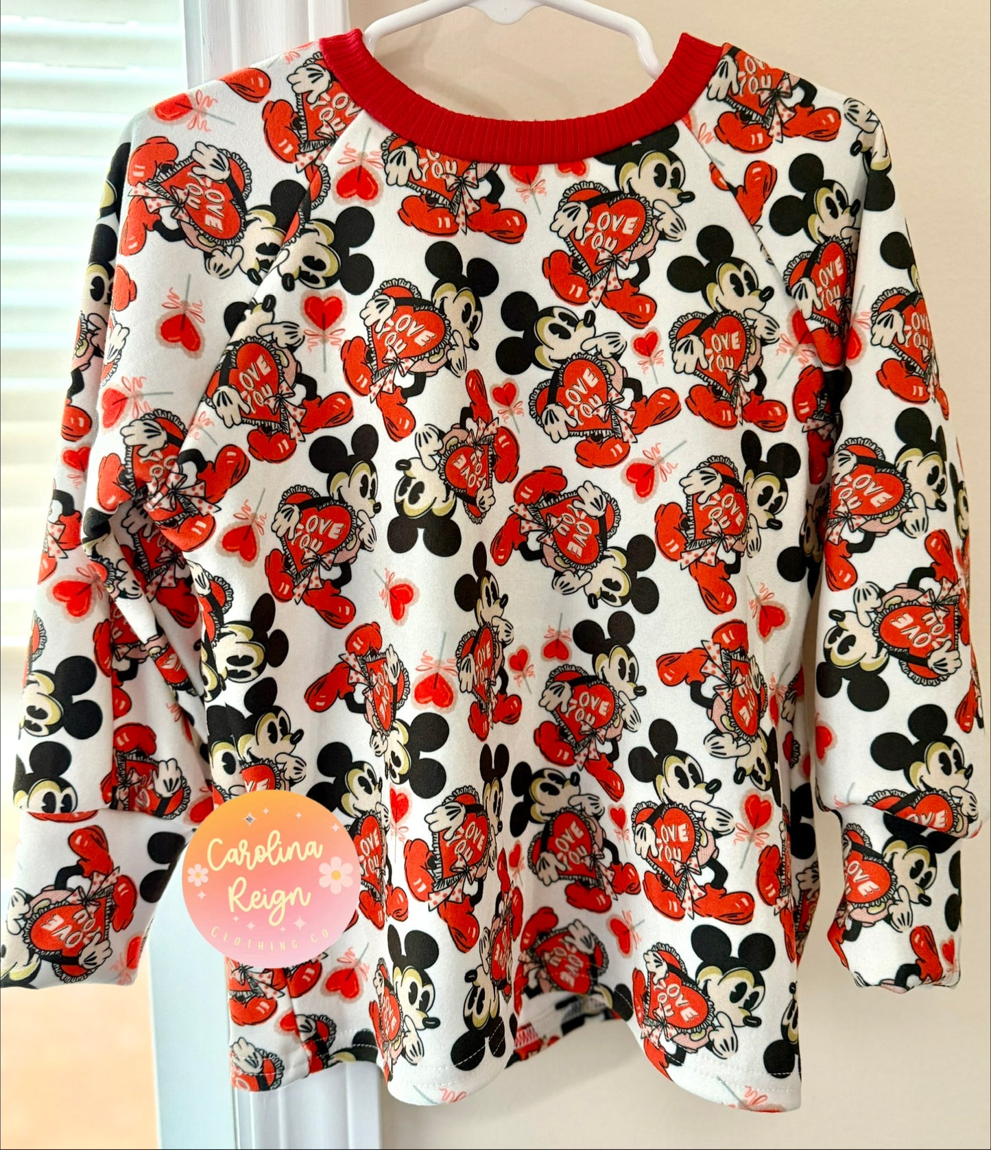 Size 2T Knox raglan vintage lollipop