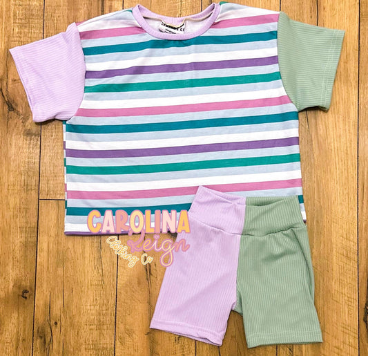 3T oversize tee & bikers