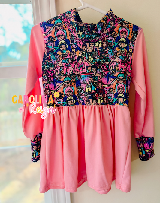 Size 5T Augusta peplum pop girl