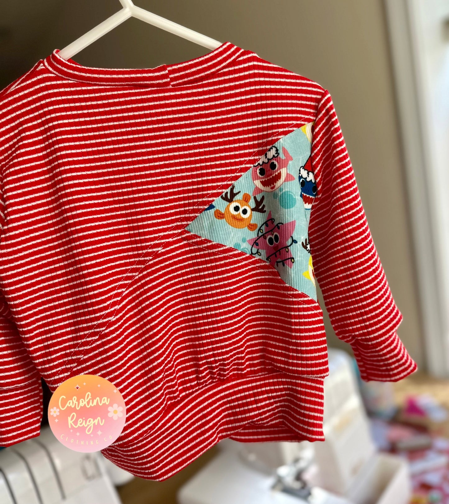 Size 9-12m baby Santa winter top
