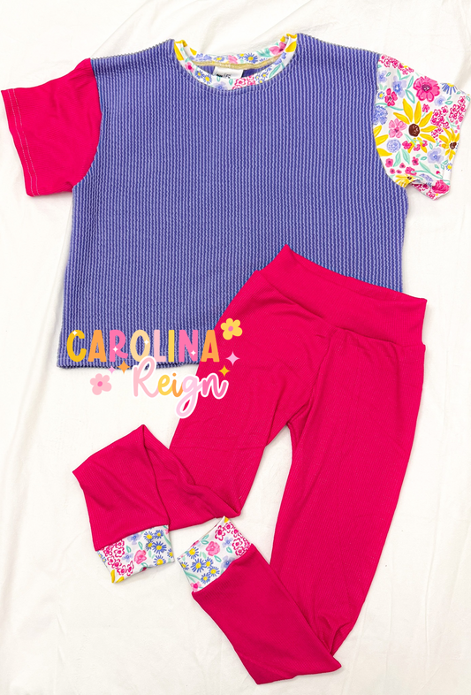 Size 5 set purple pink set