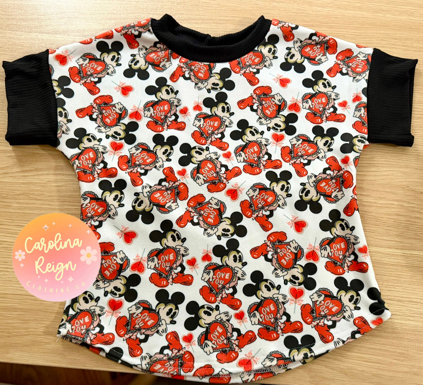 Size 3T dolman vintage lollipop